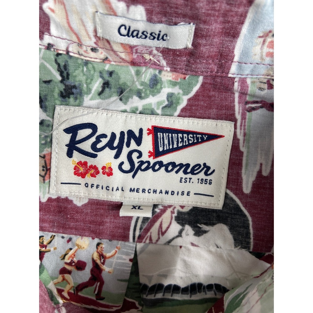 Reyn Spooner Florida State Seminoles‎ Hawaiian Shirt Mens XL Scenic Button-Down - Picture 3 of 11